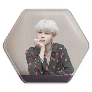 پیکسل شش ضلعی جیمین Jimin گروه بی تی اس BTS