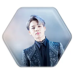 پیکسل شش ضلعی جیمین Jimin گروه بی تی اس BTS