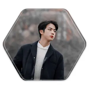 پیکسل شش ضلعی جین Jin گروه بی تی اس BTS