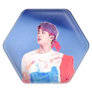 پیکسل شش ضلعی جین Jin گروه بی تی اس BTS