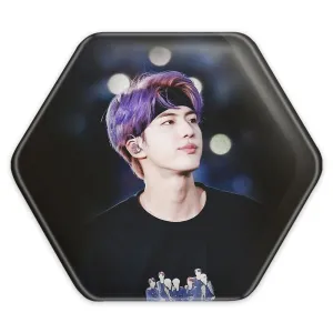 پیکسل شش ضلعی جین Jin گروه بی تی اس BTS