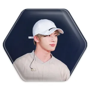 پیکسل شش ضلعی جین Jin گروه بی تی اس BTS