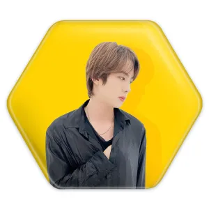 پیکسل شش ضلعی جین Jin گروه بی تی اس BTS