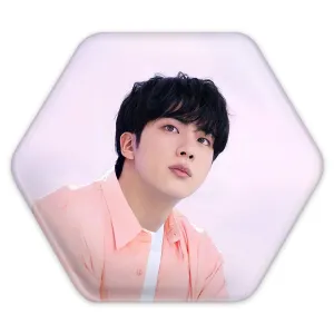 پیکسل شش ضلعی جین Jin گروه بی تی اس BTS