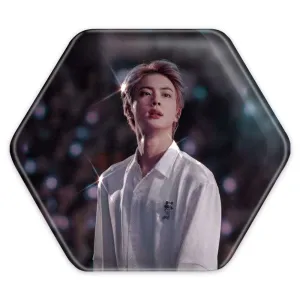 پیکسل شش ضلعی جین Jin گروه بی تی اس BTS