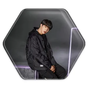 پیکسل شش ضلعی جین Jin گروه بی تی اس BTS