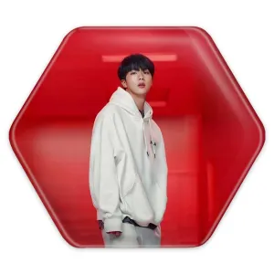 پیکسل شش ضلعی جین Jin گروه بی تی اس BTS