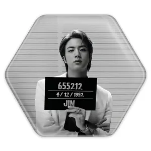 پیکسل شش ضلعی جین Jin گروه بی تی اس BTS