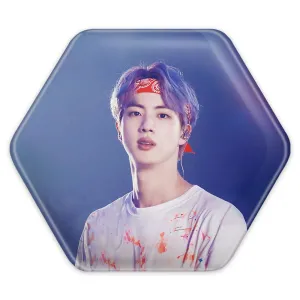 پیکسل شش ضلعی جین Jin گروه بی تی اس BTS