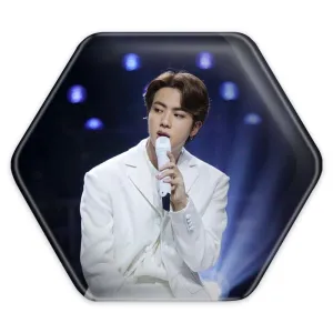پیکسل شش ضلعی جین Jin گروه بی تی اس BTS
