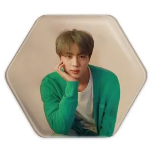 پیکسل شش ضلعی جین Jin گروه بی تی اس BTS