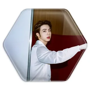پیکسل شش ضلعی جین Jin گروه بی تی اس BTS