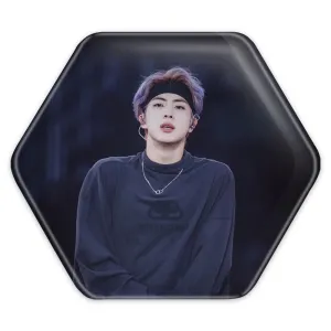 پیکسل شش ضلعی جین Jin گروه بی تی اس BTS
