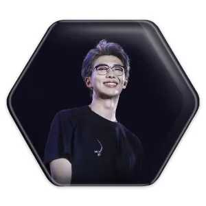 پیکسل شش ضلعی نامجون Namjoon گروه بی تی اس BTS