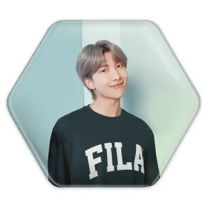 پیکسل شش ضلعی نامجون Namjoon گروه بی تی اس BTS