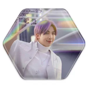 پیکسل شش ضلعی نامجون Namjoon گروه بی تی اس BTS