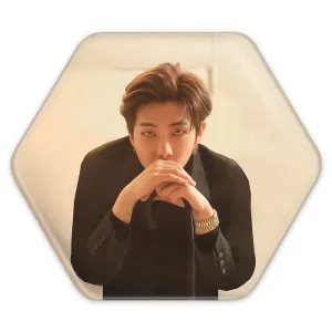 پیکسل شش ضلعی نامجون Namjoon گروه بی تی اس BTS