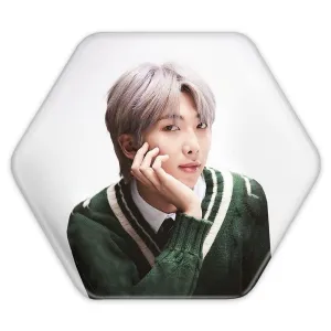 پیکسل شش ضلعی نامجون Namjoon گروه بی تی اس BTS