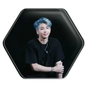 پیکسل شش ضلعی نامجون Namjoon گروه بی تی اس BTS