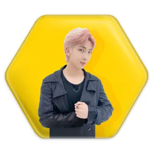 پیکسل شش ضلعی نامجون Namjoon گروه بی تی اس BTS