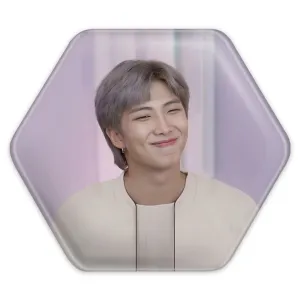 پیکسل شش ضلعی نامجون Namjoon گروه بی تی اس BTS