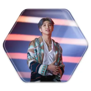 پیکسل شش ضلعی نامجون Namjoon گروه بی تی اس BTS