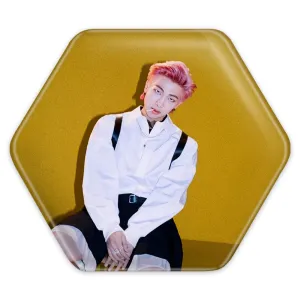 پیکسل شش ضلعی نامجون Namjoon گروه بی تی اس BTS
