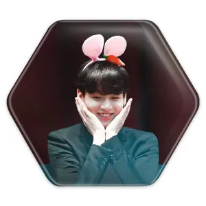 پیکسل شش ضلعی جونگ کوک Jungkook گروه بی تی اس BTS