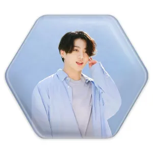 پیکسل شش ضلعی جونگ کوک Jungkook گروه بی تی اس BTS