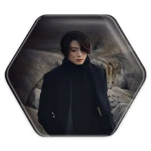 پیکسل شش ضلعی جونگ کوک Jungkook گروه بی تی اس BTS