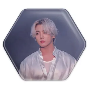 پیکسل شش ضلعی جونگ کوک Jungkook گروه بی تی اس BTS
