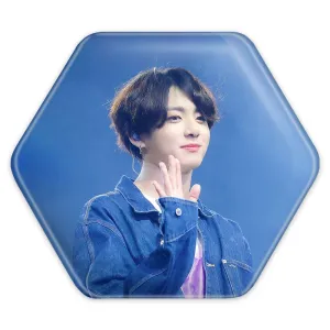 پیکسل شش ضلعی جونگ کوک Jungkook گروه بی تی اس BTS