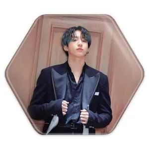 پیکسل شش ضلعی جونگ کوک Jungkook گروه بی تی اس BTS