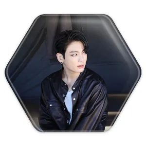 پیکسل شش ضلعی جونگ کوک Jungkook گروه بی تی اس BTS