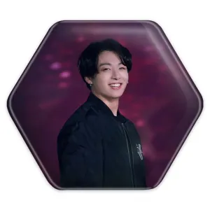 پیکسل شش ضلعی جونگ کوک Jungkook گروه بی تی اس BTS