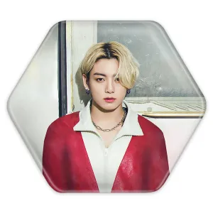 پیکسل شش ضلعی جونگ کوک Jungkook گروه بی تی اس BTS