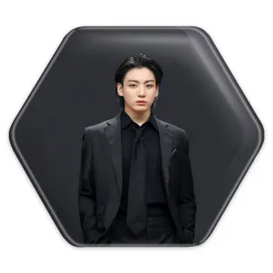 پیکسل شش ضلعی جونگ کوک Jungkook گروه بی تی اس BTS