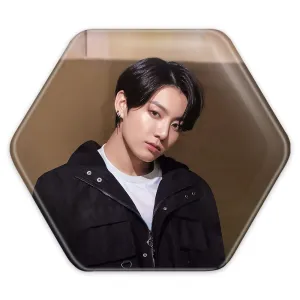 پیکسل شش ضلعی جونگ کوک Jungkook گروه بی تی اس BTS