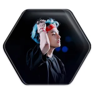 پیکسل شش ضلعی تهیونگ وی Teahyung گروه بی تی اس BTS