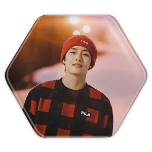 پیکسل شش ضلعی تهیونگ وی Teahyung گروه بی تی اس BTS
