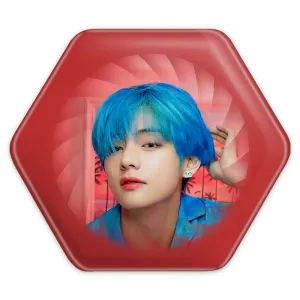پیکسل شش ضلعی تهیونگ وی Teahyung گروه بی تی اس BTS
