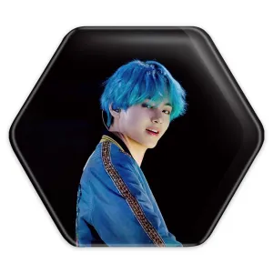 پیکسل شش ضلعی تهیونگ وی Teahyung گروه بی تی اس BTS