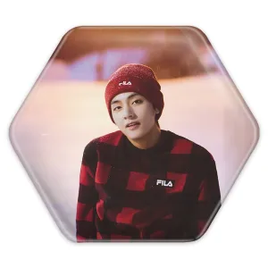 پیکسل شش ضلعی تهیونگ وی Teahyung گروه بی تی اس BTS