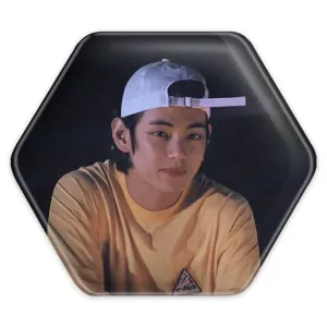 پیکسل شش ضلعی تهیونگ وی Teahyung گروه بی تی اس BTS