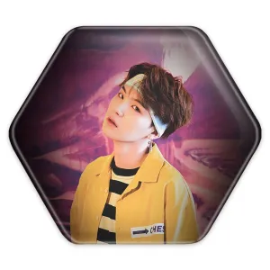 پیکسل شش ضلعی شوگا Suga گروه بی تی اس BTS