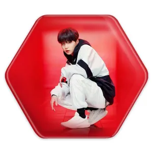 پیکسل شش ضلعی شوگا Suga گروه بی تی اس BTS