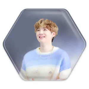 پیکسل شش ضلعی شوگا Suga گروه بی تی اس BTS