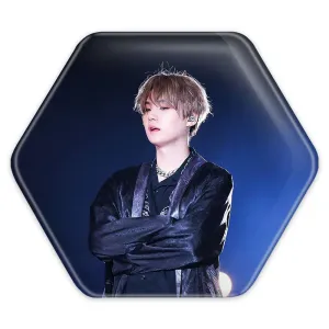 پیکسل شش ضلعی شوگا Suga گروه بی تی اس BTS
