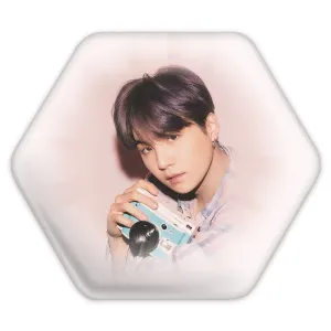 پیکسل شش ضلعی شوگا Suga گروه بی تی اس BTS