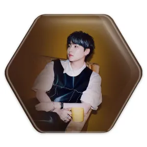 پیکسل شش ضلعی شوگا Suga گروه بی تی اس BTS